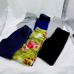 6 pairs of leggings size 6